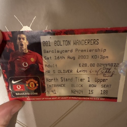 Man utd bolton - utd, august
