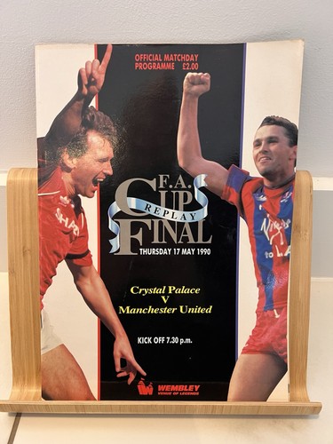 Cup final replay programme - cup,