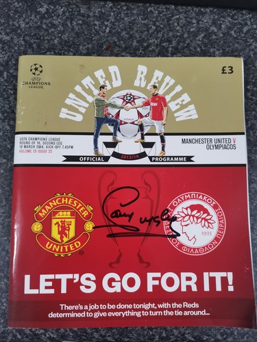 Signed man utd champions - utd,