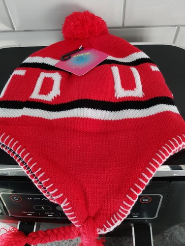Man utd bobble ski beanie - man, bobble.