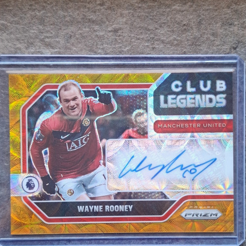Wayne rooney auto - auto, gold