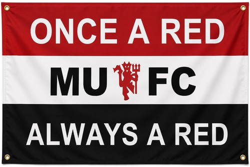 Man utd flag 5ft - man,