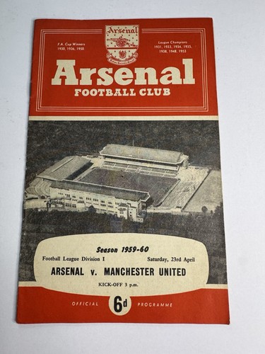 1960 arsenal man utd - v,
