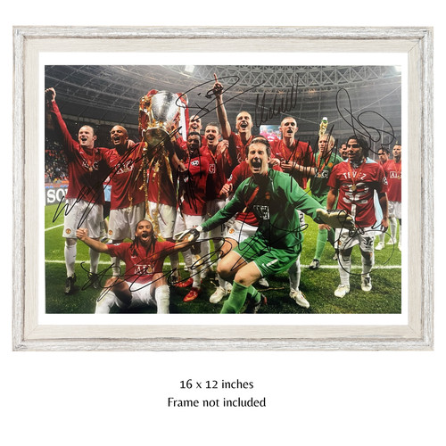 Man utd hand signed - utd, moscow
