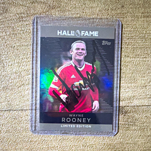 Autographed topps hall of - pl,