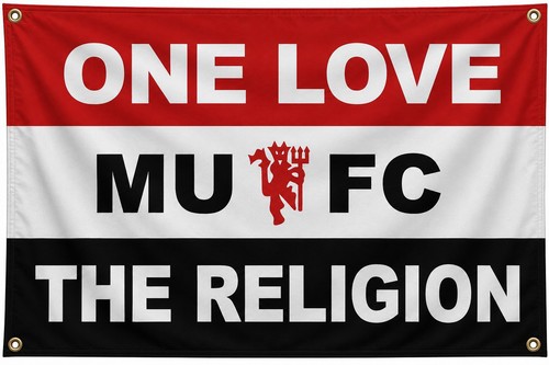 Manchester united flag 5ft - manchester, x