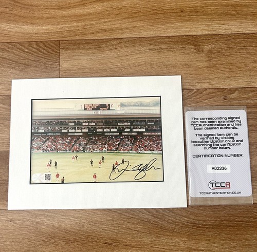 David beckham signed - signed, utd