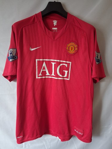 Man utd home shirt - 07/08, l